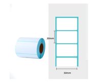 Etiquetas Térmicas Directas de 50x30 mm, 800 Etiquetas/Rollo, Autoadhesivas, Etiqueta de Código de Barras para Envío, Resistentes al Agua, Libres de BPA, para Inventario y Comercio Minorista