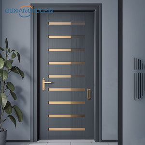 Mới bên ngoài sang trọng hợp kim nhôm lối vào cửa pivot nhập cửa trước cho ngôi nhà hiện đại cửa trước thông minh an ninh cổng - Product Image 1