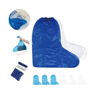 Factory Direct Price Pe Length Disposable Skin Friendly Keep Dry Dustproof Transparent Shoe Cover