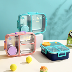 <span class=keywords><strong>2025</strong></span> New <span class=keywords><strong>container</strong></span> thực phẩm Bento Hộp Ăn Trưa 304 thép không gỉ Hộp Ăn Trưa cho người lớn hộp kim loại với nước sốt <span class=keywords><strong>container</strong></span> - Product Image 6