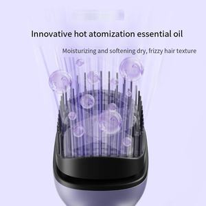 Portatile intelligente elettrico ad alta frequenza vibrazione del cuoio capelluto spazzola portatile olio essenziale di vapore vibrazione pettinatrice - Product Image 2