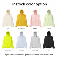 Veste de protection solaire à capuche en nylon légère, respirante et pliable, avec protection UV UPF 50+ au niveau du fil, personnalisable OEM/ODM pour activités de plein air