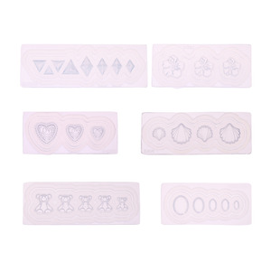 3D talla de molde de piedra de diamante molde de silicona arco uñas decoración Herramienta 11 patrones manicura decoración de Arte de uñas - Product Image 1
