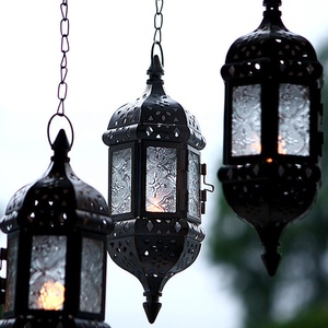 Moroccan Wrought Iron <strong>Hanging</strong> Candlestick Iron <strong>Tea</strong> <strong>Light</strong> Candle <strong>Holder</strong> - Product Image 5