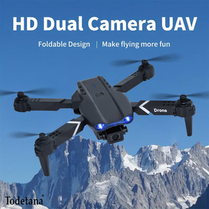 Chúng tôi kho Đen E99 RC Drone với Dual Camera FPV trên không ghi âm một chìa khóa cất cánh/hạ cánh/trở lại wlfl kết nối - Product Image 5