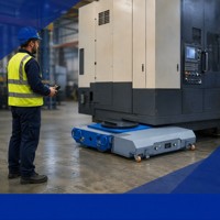 Transporteur de Char Électrique Télécommandé Robuste en Fer, Tracteur Omnidirectionnel à Rotation Continue pour Travaux Lourds, Capacité jusqu'à 50 Tonnes