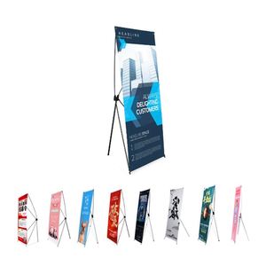 2026 New Arrival Outdoor Windproof and Retractable X-frame Roll-up <b>Banner</b> Stand - Product Image 2