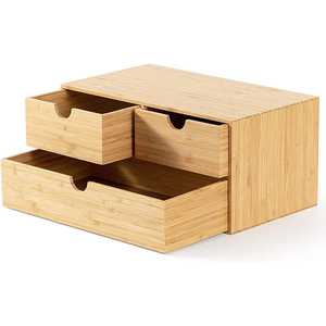 Wooden <b>Drawer</b> Storage Box Rectangle Office Organizer Multi <b>Drawer</b> Stationery Box For Desktop Shandong - Product Image 5
