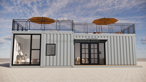 Casa contenedor modular prefabricada de 3 dormitorios, entrega rápida, para pozo de agua - Product Image 3