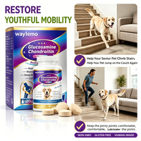 Waylemo Glukozamin Kondroitin Evcil Hayvan Eklem Desteği Köpekler ve Kediler için Kalça Desteği Sığır Eti Aromalı Günlük Vitaminler OEM