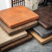 Coussin de siège rétro haut de gamme en suède, coussin de tabouret, coussin de banc, coussin de chaise de salle à manger en mousse de latex souple antidérapant