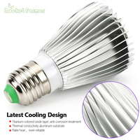 Aluminium 40 LEDS UV IR E27 LED Grow Lights Full Spectrum PAR Plant Light Bulb for Indoor Plants Vegetables Flowers