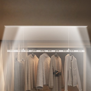 Nouveau Séchoir à Linge Pliable Entièrement Dissimulé à Pôle Unique pour Balcon, Entièrement Automatique, pour Salon - Product Image 2