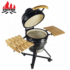 Parrilla Kamado KIMSTONE de 18 Pulgadas, Parrilla Nendoroid China para Fumadores, Deflector de Calor, Parrilla Kamado Panetone, Parrilla para <span class=keywords><strong>Barbacoa</strong></span> al Aire Libre - Product Image 5