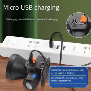 Lampe frontale à lumière blanche puissante et longue portée, lampe super lumineuse à porter sur la tête, lampe de pêche nocturne, spéciale pour l'extérieur, lampe de mineur - Product Image 3