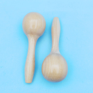 Maraca de Madera, Sonajero de Percusión, Juguete Musical Montessori para el Aprendizaje Temprano, Práctica Sensorial para Niños Preescolares - Product Image 2