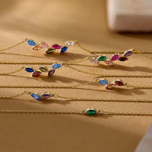 Collar con Piedra de Nacimiento Personalizada, Joyería Familiar, Delicado Collar para Mamá, Regalo Significativo - Product Image 5