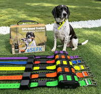 ESEEK Multi Hound Satellite GPS Chasse Localisateur Étanche Choc Collier d'Entraînement Carte en Temps Réel Chien Équipement de Suivi