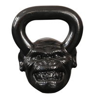 Usine chinoise en gros gymnase singe bouilloire cloche poignée entraînement et musculation kettlebell en fonte