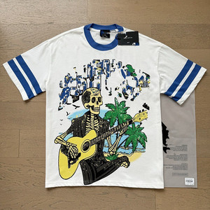 Camiseta Gráfica Estilo Punk, Personalizada, de Algodón, Talla Grande, para Hombre, Vintage, Streetwear, Moda, Camiseta Estampada - Product Image 2