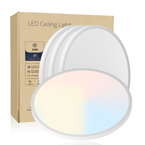 Disponibile negli USA, Spedizione Gratuita, Consegna Rapida, Confezione da 4, Plafoniera LED da 16 Pollici, 5 Temperature di Colore Selezionabili, 32W 3520LM, Sottile e Compatta - Product Image 2