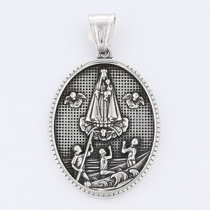 Joyería de acero inoxidable, accesorio de retrato de moda, colgante de marca redondo para hombre de acero inoxidable estilo Punk retro <span class=keywords><strong>Maria</strong></span>. - Product Image 3