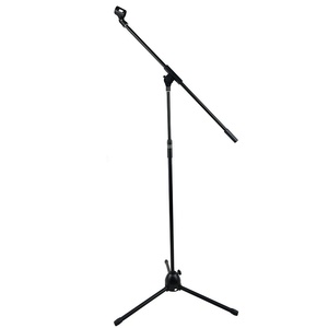 Có Thể Điều Chỉnh Gia Cố Kim Loại Doanh Microphone Đứng Tripod Thiết Kế Với Nhựa Microphone Rack Cho Ghi Âm Hiệu Suất Đứng - Product Image 6