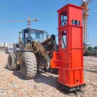Compacteur à impact rapide monté sur excavatrice, machine de compactage haute efficacité pour la compactation des fondations et des pentes