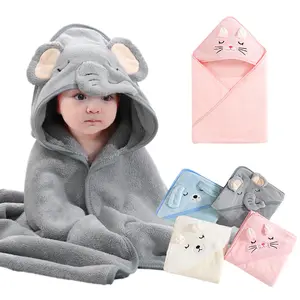 Cartoon Baby Bath Towels Baby Cuddle Blanket Newborn Newborn Air Conditioning Quilt Wrap Swaddling Clothes Bath Towel