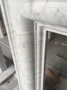 <span class=keywords><strong>Chimenea</strong></span> de piedra tallada de diseño personalizado <span class=keywords><strong>interior</strong></span> de mármol blanco de Carrara natural para decoración del hogar - Product Image 6