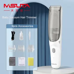 Tondeuse électrique MISUTA USB pour enfant, tondeuse à cheveux étanche pour bébé, tondeuse à cheveux portable sous vide pour bébé