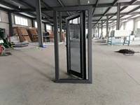 Nouveau produit portes à battants en verre PVC pour la maison