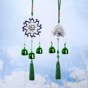 Carillon éolien d'extérieur en métal de luxe, forme animale, art déco moderne, finition brossée imperméable, ornement <span class=keywords><strong>pour</strong></span> la décoration de la maison et <span class=keywords><strong>du</strong></span> jardin - Product Image 5