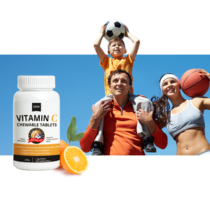 Premium <span class=keywords><strong>C</strong></span> Vitamini Çiğnenebilir Tabletler Profesyonel Kalite Sabit Tüm Gün Beslenme Desteği İçin - Product Image 2