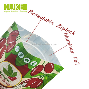 Bolsa de pie resellable personalizada papel de aluminio con cierre de cremallera Mylar Candy Snacks almacenamiento bolsa de plástico para paquetes de alimentos - Product Image 6