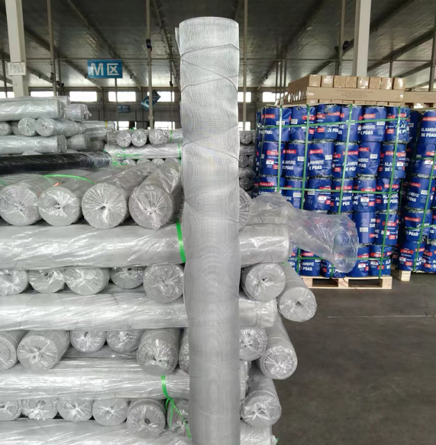 SS Finish Al-Mg Alloy Window Screening Roll 0.19-0.35mm Woven Wire Mesh Raw Material for Window Screen Production