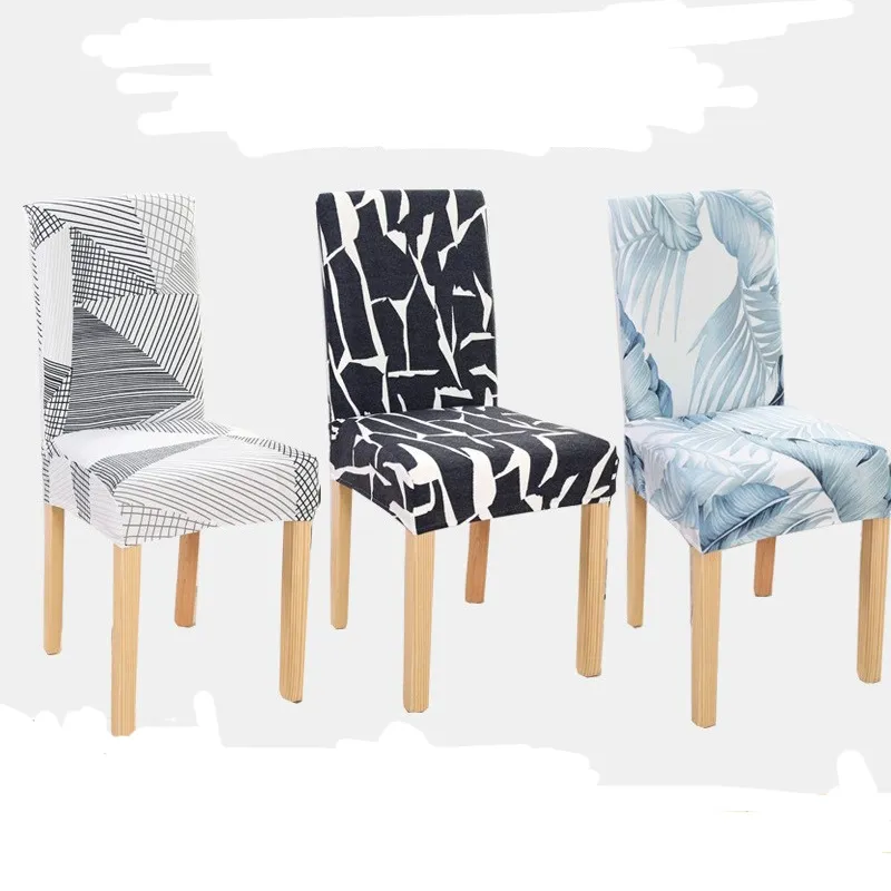 ผ้าคลุมเก้าอี้โพลีเอสเตอร์สำหรับตกแต่งบ้านผ้าคลุมที่นั่งแบบถอดได้พิมพ์ลายใหม่ล่าสุด