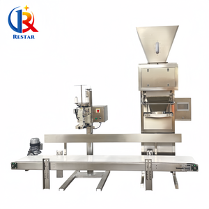 Machine d'emballage semi-automatique quantitative pour arachides, raisins secs, riz, <span class=keywords><strong>millet</strong></span>, bonbons, granulés d'aliments pour animaux, engrais organiques - Product Image 2