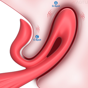 Alwup Vibratore Personalizzato con Logo da 50 Pezzi in Silicone per Punto G e Clitoride, Giocattolo per Adulti, Stimolatore Clitorideo, Masturbatore Femminile - Product Image 1