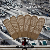 Chaussettes Jacquard Décontractées Sportives en Polyester Jetables, Invisibles, Respirantes, avec Grips en Tissu Éponge Antidérapants, Sans Coutures, Imprimées à Pois Automne