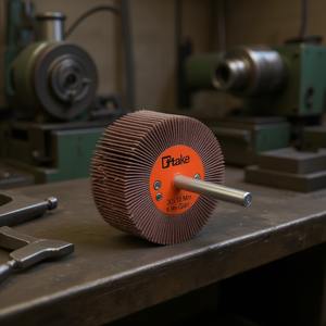 Roue à lamelles abrasives Ttake 30x10 mm, tige de 6 mm, grain 120, pour le meulage - Product Image 3