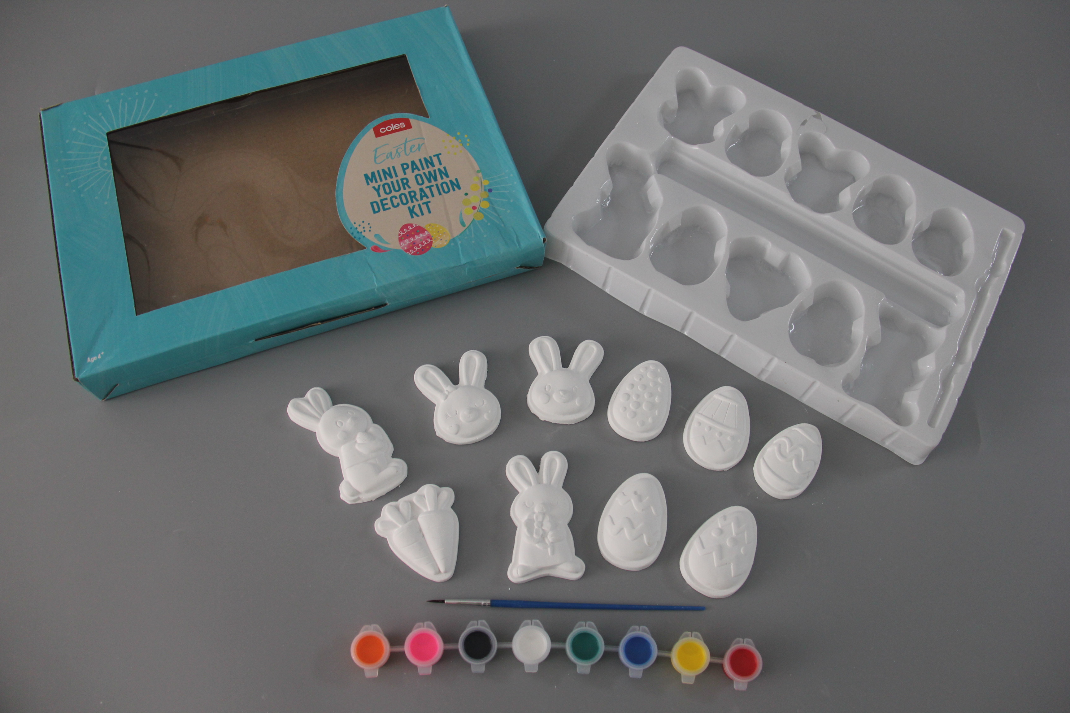 Bear painted keychain set - random pattern style