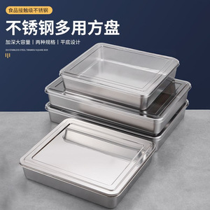 Caja para Pastel Rectangular de Acero Inoxidable 430, Molde Metálico para Hornear y Empacar Pastelería - Product Image 4