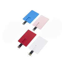 Clé USB Kdata 2.0 3.0 avec impression couleur, cadeau populaire, logo personnalisé, 1 Go, 2 Go, 4 Go, 8 Go, clé USB en forme de carte de crédit, clé USB, pendrive