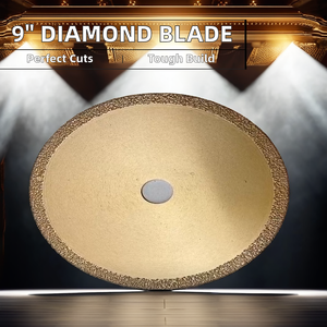 9 pollici TCT OEM legno secco granito pietra taglio industriale saldato sottovuoto diamante <span class=keywords><strong>lama</strong></span> sega circolare legno acciaio <span class=keywords><strong>ferro</strong></span> - Product Image 3