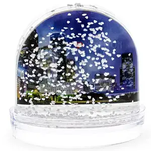 OEM Kristall Wasser Dome China Großhandel Home Decor Bilderrahmen Souvenir Kunststoff Foto Glitter DIY Schnee Globus