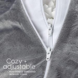 Giường phần còn lại gối với cánh tay Bộ nhớ bọt siêu thoải mái có thể tháo rời và có thể giặt Bìa - Product Image 4