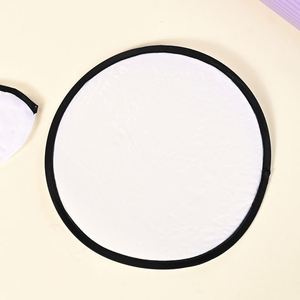 Abanico Plegable Personalizado Hecho de Tela de Poliéster 190T, Abanicos de Mano al por Mayor, Bambú Disponible en Blanco, Disco de Abanico de 25 cm para Bodas - Product Image 5