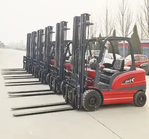 Electric Forklift Manufacturer All Electric Four-wheel Forklift Hydraulic Equipment All Terrain Forklift