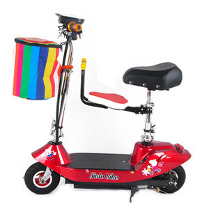 Monopattino Elettrico Little Dolphin per Bambini, Mini Scooter Pieghevole Leggero con Manubrio Regolabile, Batteria 24V8A, Velocità Massima 25km/h - Product Image 4